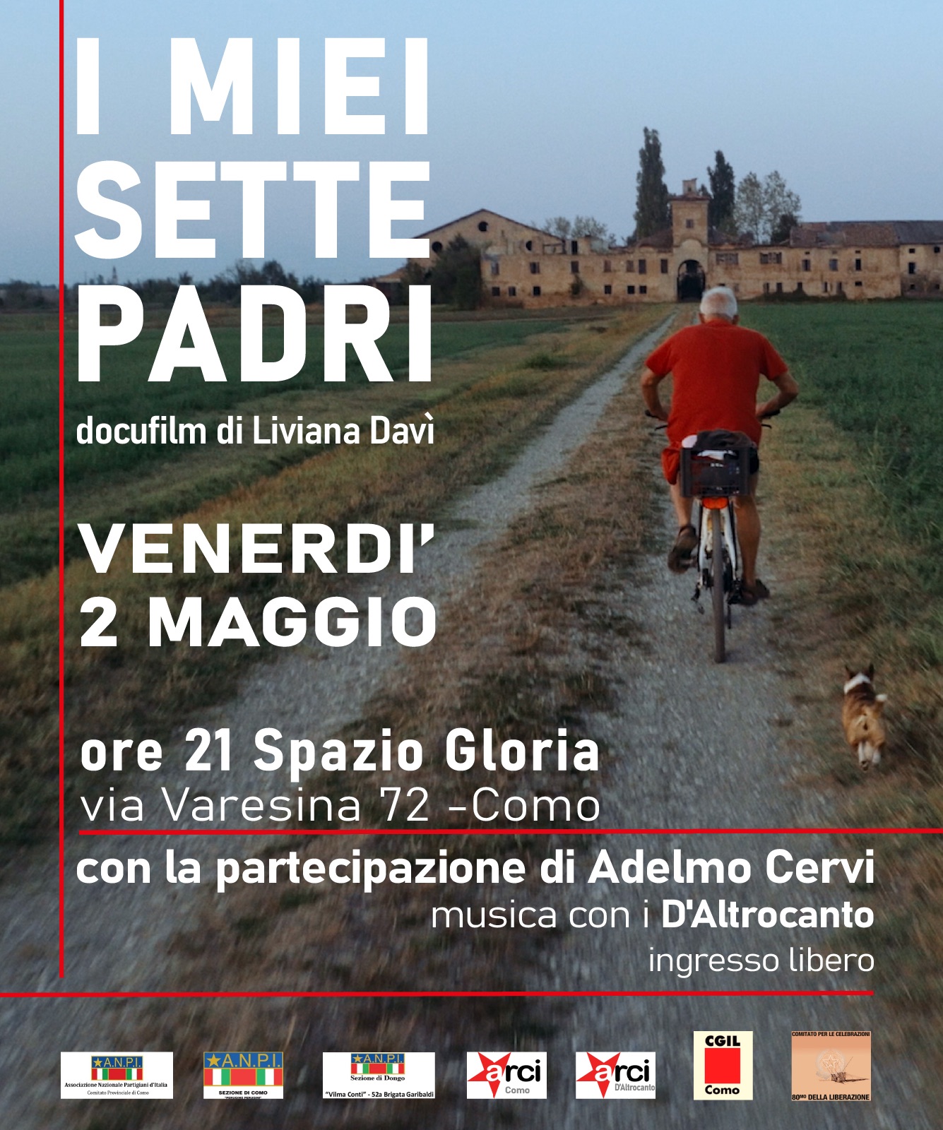I miei sette padri: il 2 maggio allo Spazio Gloria