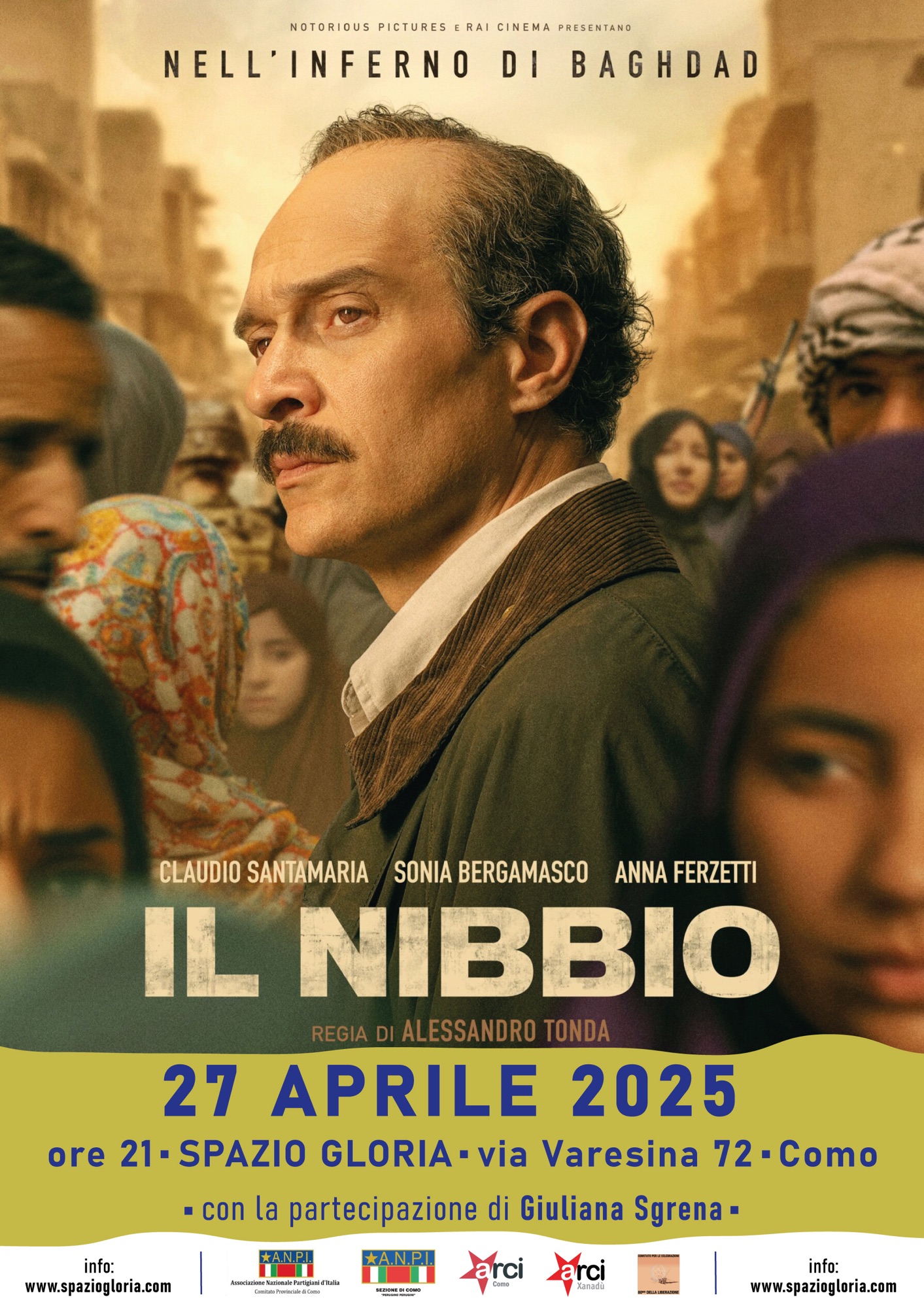 27 aprile: proiezione del film Il Nibbio con la partecipazione di Giuliana Sgrena